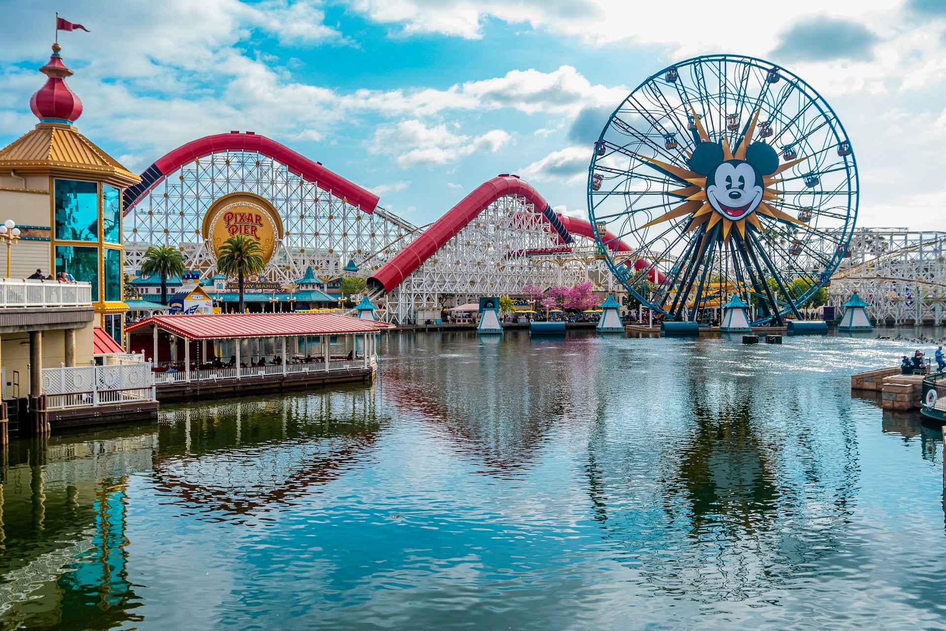 Pixar Pier at Disney California Adventure Park in Anaheim